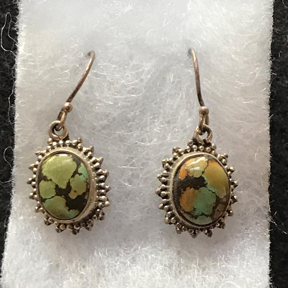 Turquoise earrings - Picture 2 of 4